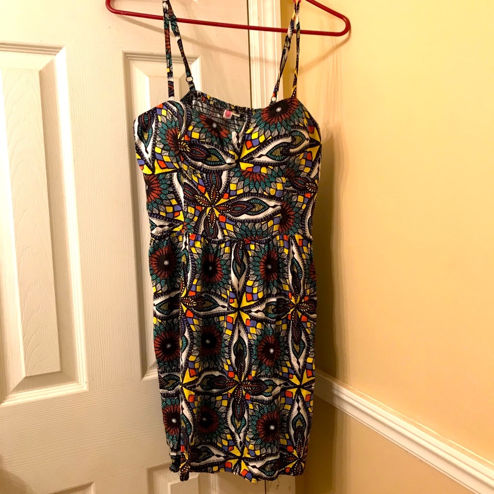 Geometric mini sundress